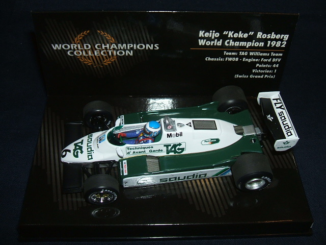 新品正規入荷品○PMA1/43 WCパッケージ WILLIAMS TAG FW08 (K