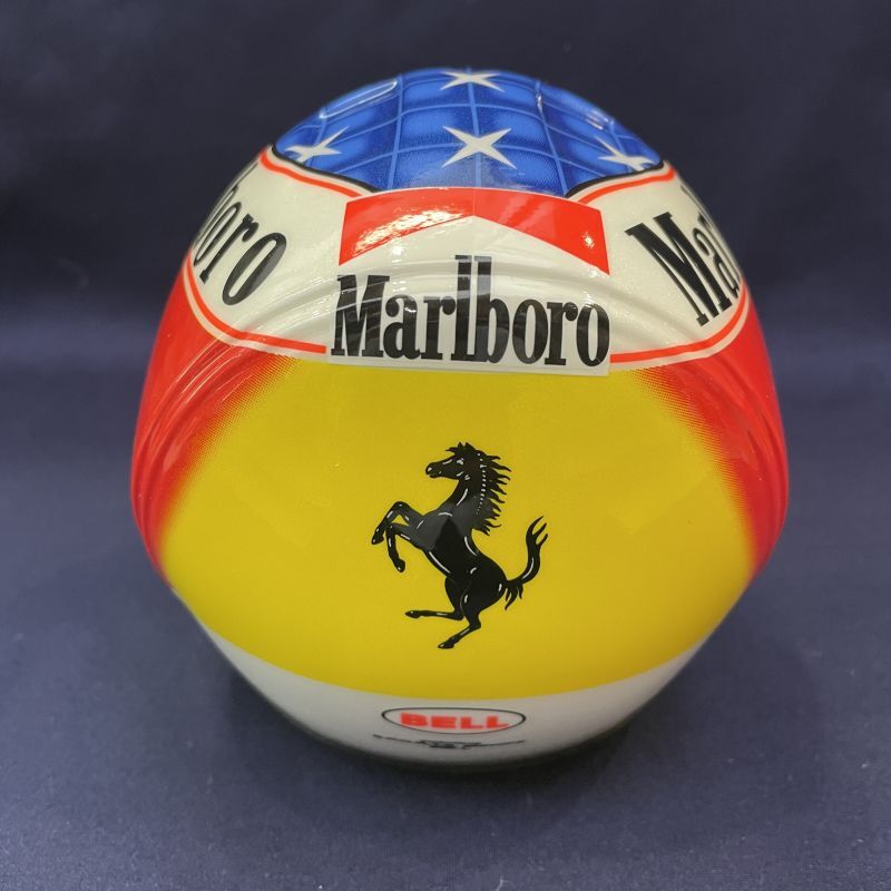 画像: 新品特別入荷品●タバコカスタム済●BELL 1/2スケール FERRARI SPAIN GP 1996 (M.シューマッハ）ミニヘルメット