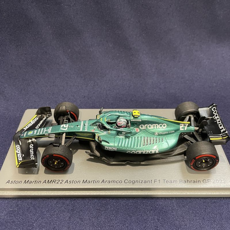 新品正規荷品●SPARK1/43 ASTON MARTIN AMR22 BAHRAIN GP 2022 (N.ヒュルケンベルグ）#27