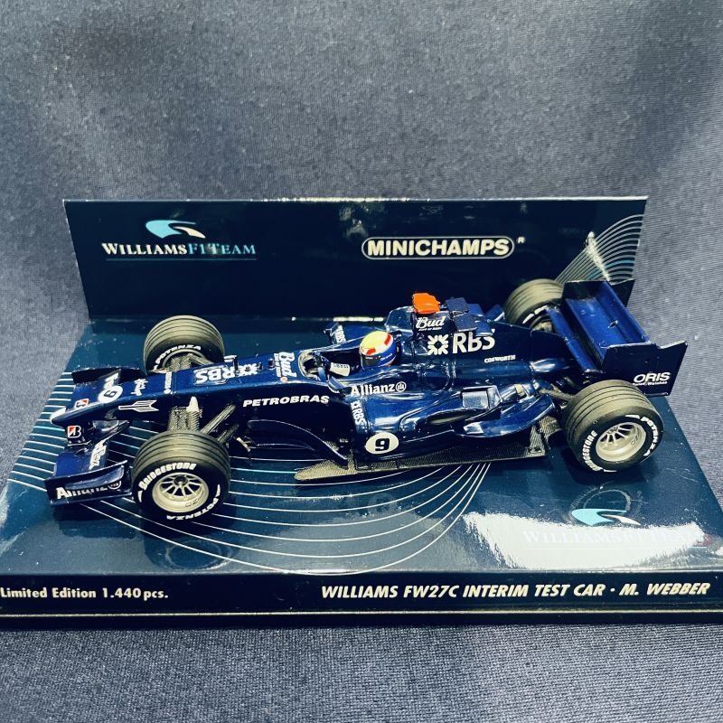 画像1: セカンドハンド品●PMA1/43 WILLIAMS FW27C INTERIM TEST CAR (M.ウェーバー）