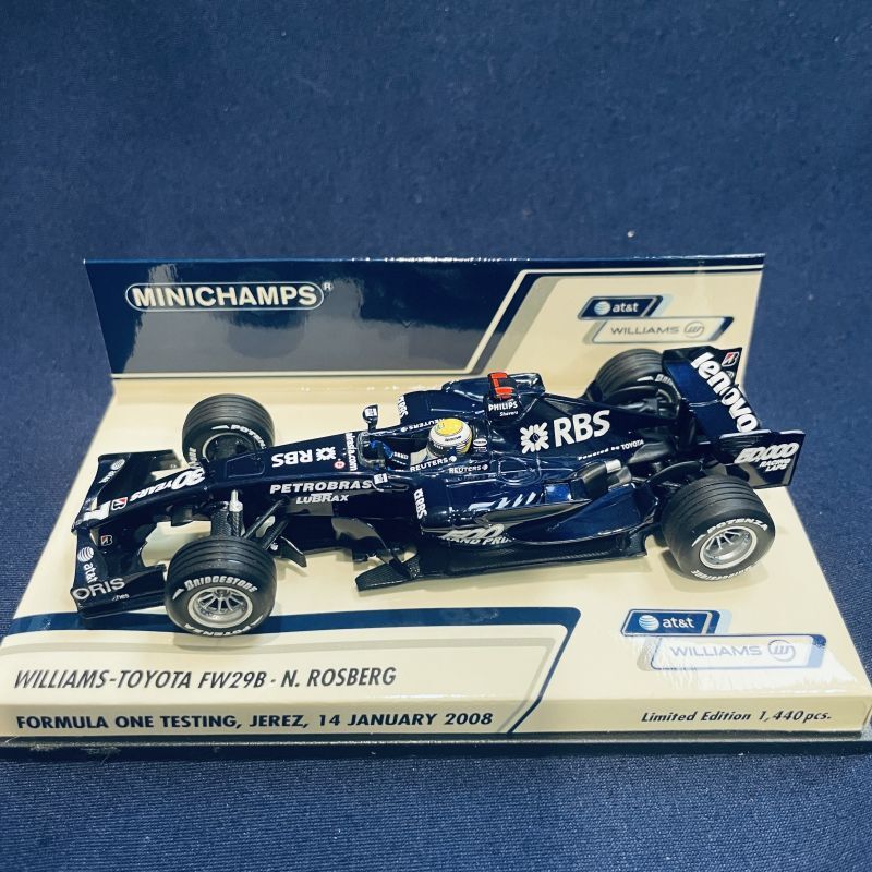 画像1: セカンドハンド品●PMA1/43 WILLIAMS TOYOTA FW29B JEREZ TEST 2008 (N.ロズベルグ）