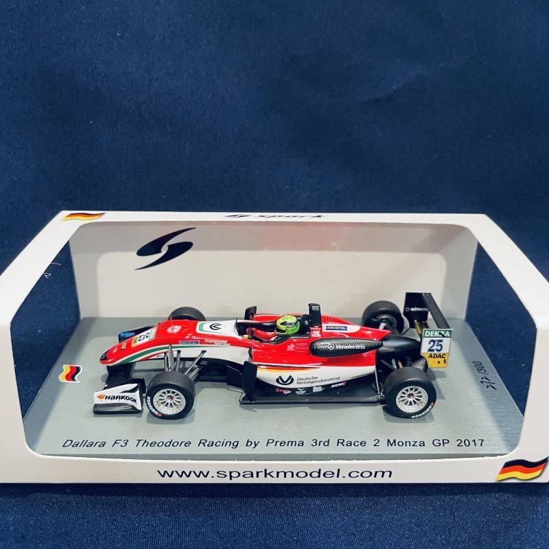 画像1: セカンドハンド品●SPARK 1/43 DALLARA F3 3rd RACE2 MONZA GP 2017 (ミック・シューマッハ）#25