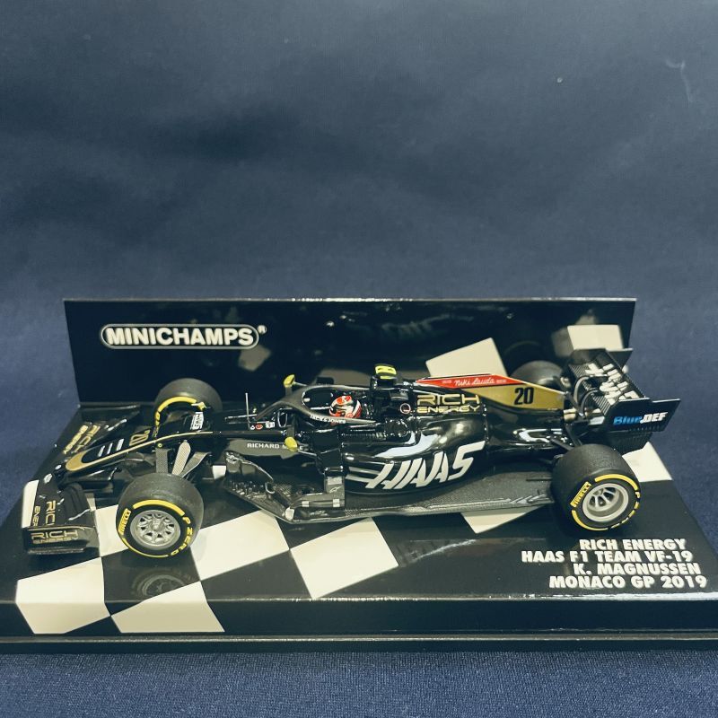 画像1: セカンドハンド品●PMA1/43 RICH ENERGY HAAS VF-19 MONACO GP (K.マグヌッセン）2019 #20