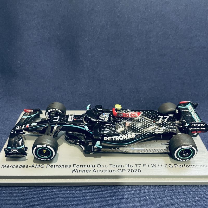 画像1: セカンドハンド品●SPARK製 1/43 MERCEDES PETRONAS W11 WINNER AUSTRIAN GP 2020 (V.ボッタス）#77