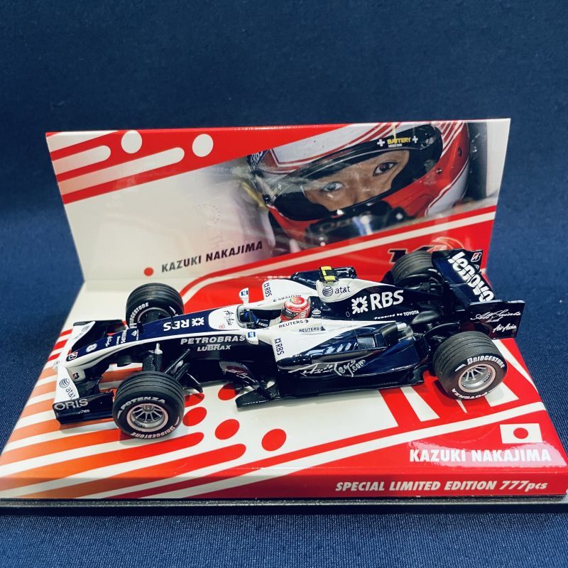 画像1: セカンドハンド品●ユーロスポーツ別注●一貴コレクション●PMA1/43 WILLIAMS　SHOWCAR 2008 （中嶋一貴）#8