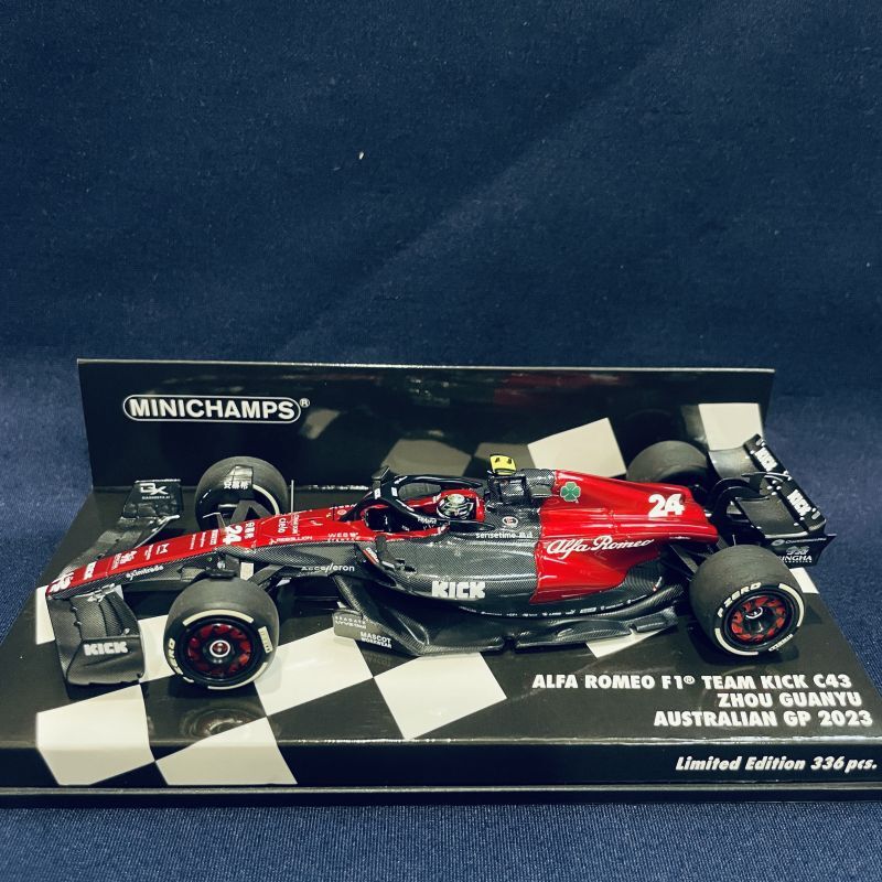 画像1: 新品正規入荷品●PMA1/43 ALFA ROMEO C43 AUSTRALIAN GP 2023 周冠宇（ジョウ・グアンユー）#24 