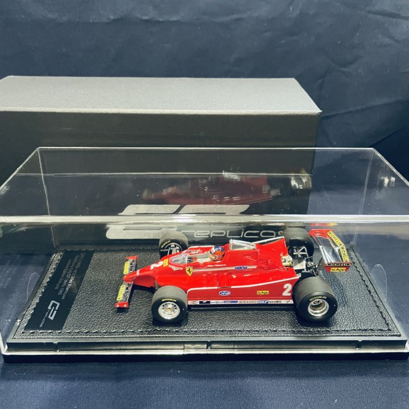 画像1: 新品正規入荷品●KYOSYO 1/43 FERRARI 126C QUALIFYING ITALY GP IMOLA 1980 (G.ビルヌーブ）#2 ※フィギュア付