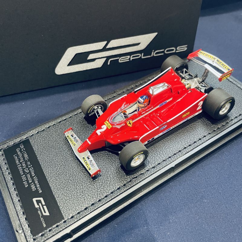 画像: 新品正規入荷品●KYOSYO 1/43 FERRARI 126C QUALIFYING ITALY GP IMOLA 1980 (G.ビルヌーブ）#2 ※フィギュア付