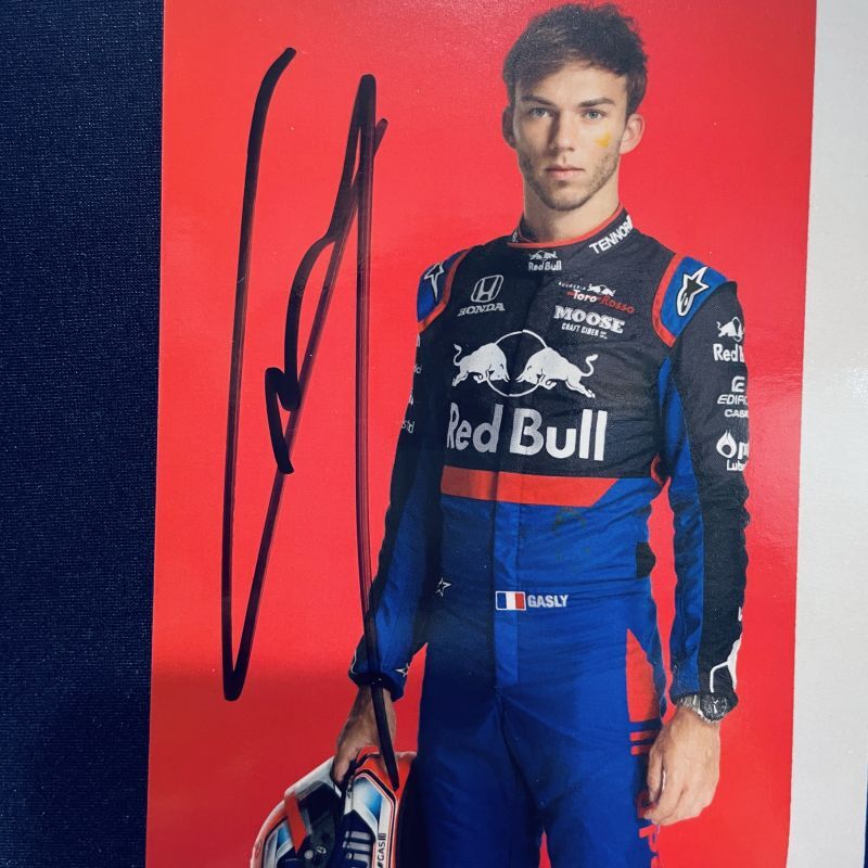 画像: TORO ROSSO 直筆サイン入りドライバーカード (P.ガスリー） 