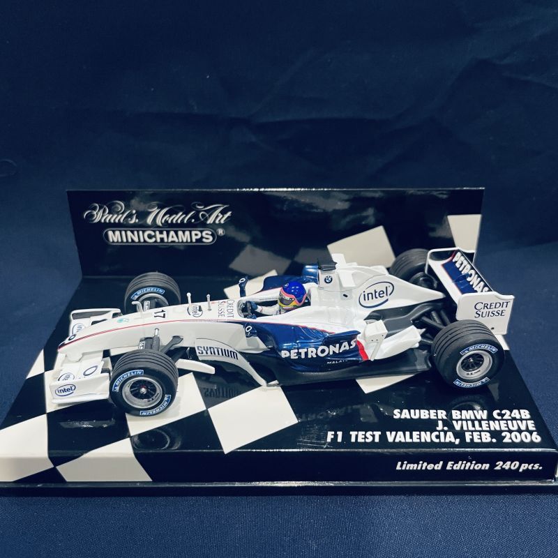 画像1: セカンドハンド品●PMA1/43 SAUBER BMW C24B F1 TEST VALENCIA 2006 (J.ビルヌーブ）#17