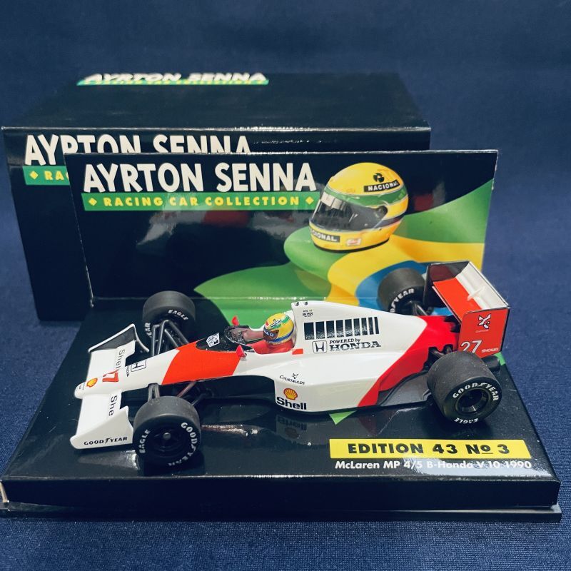 画像1: セカンドハンド品●PMA1/43 SENNA COLLECTION No3 McLAREN HONDA MP4/5B (A.セナ） 1990