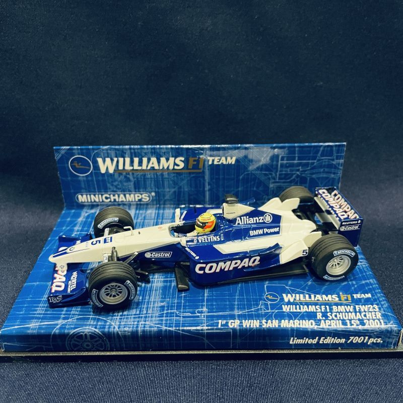 画像1: セカンドハンド品●PMA1/43 WILLIAMS BMW FW23 1st GP WIN SAN MARINO 2001 (R.シューマッハ）#5