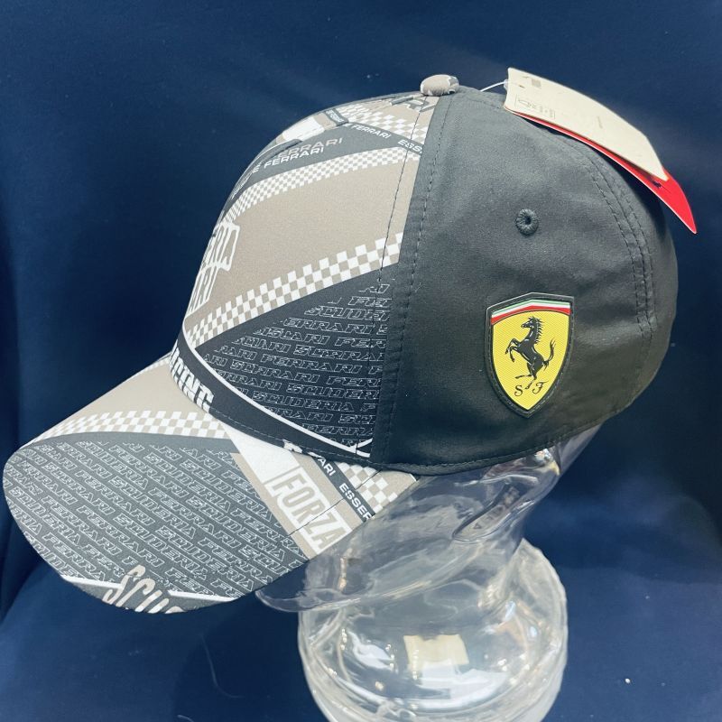 画像: 並行輸入品●公式 PUMA FERRARI F1 グラフィックキャップ  (ブラック）