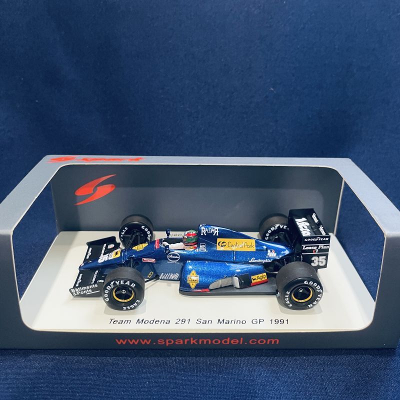 画像1: セカンドハンド品●SPARK1/43 TEAM MODENA 291 SAN MARINO GP 1991 (E.VAN de POELE) #35