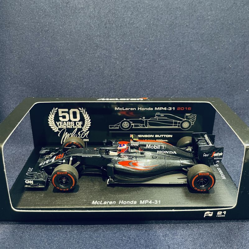 画像1: セカンドハンド品●SPARK1/43 McLAREN 50 YEARS McLAREN HONDA MP4-31 (J.バトン）#22