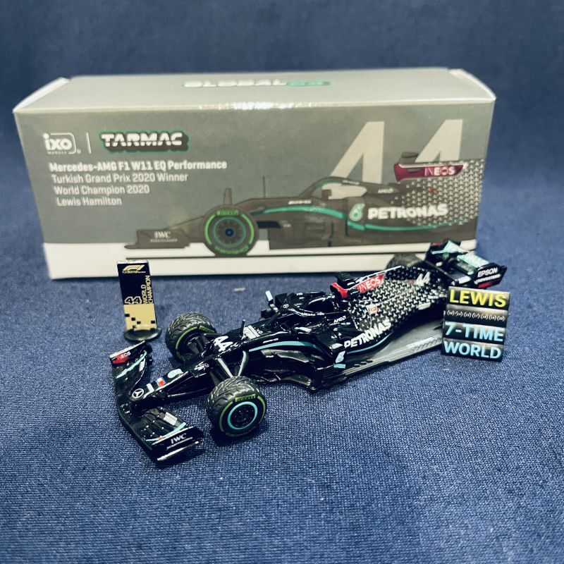 画像1: 新品正規入荷品●TARMAC WORKS 1/64 MERCEDES AMG W11 WORLD CHAMPION WINNER TURKISH GP 2020 (L.ハミルトン）#44