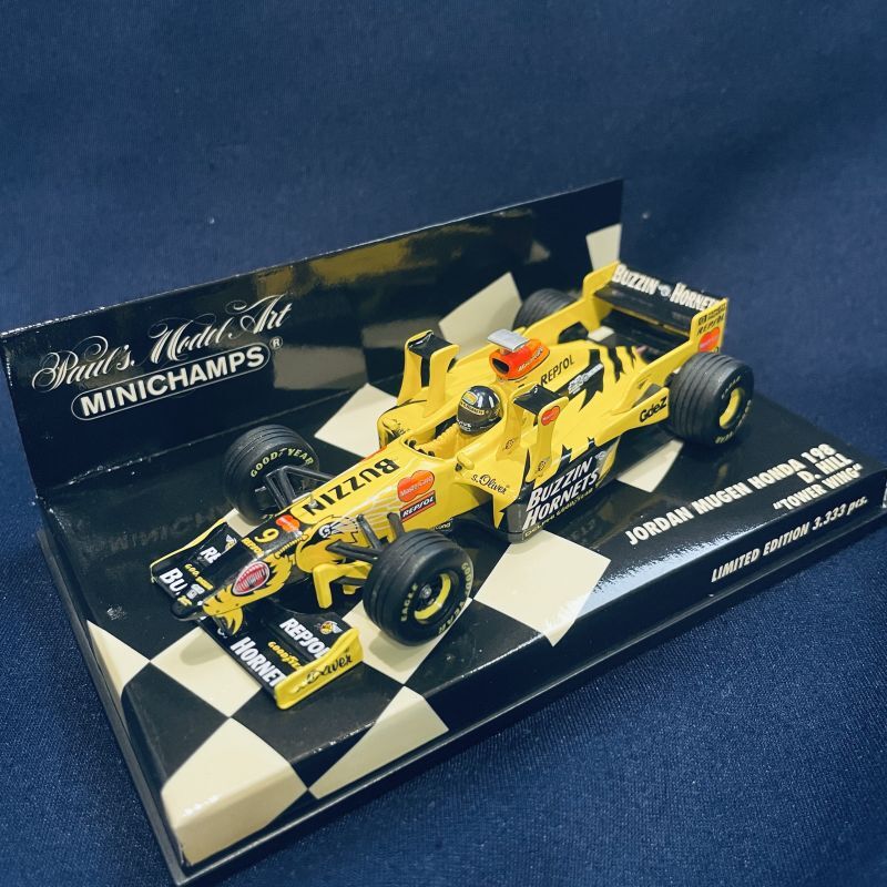 画像: セカンドハンド品●PMA1/43 JORDAN MUGEN HONDA 198 TOWER WING (D.ヒル）#9