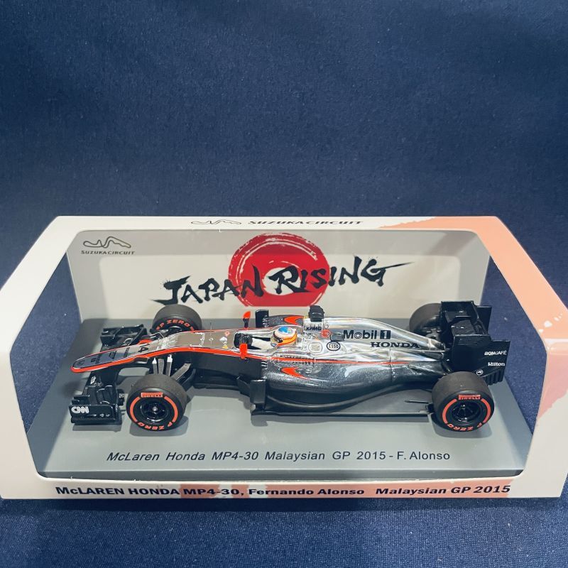 画像1: セカンドハンド品●鈴鹿サーキット別注●SPARK 1/43 McLAREN HONDA MP4-30 MALAYSIAN GP 2015 (F.アロンソ）#14