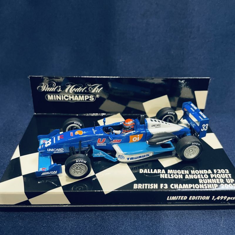 画像1: セカンドハンド品●PMA1/43 DALLARA MUGEN F303 BRITISH F3 2003 (N.ピケJr) #33