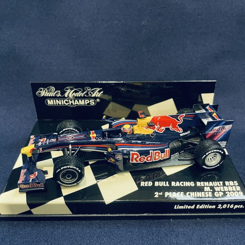 画像1: セカンドハンド品●PMA1/43 RED BULL RACING RENAULT RB5 2nd PLACE CHINESE GP 2009 (M.ウエーバー） 