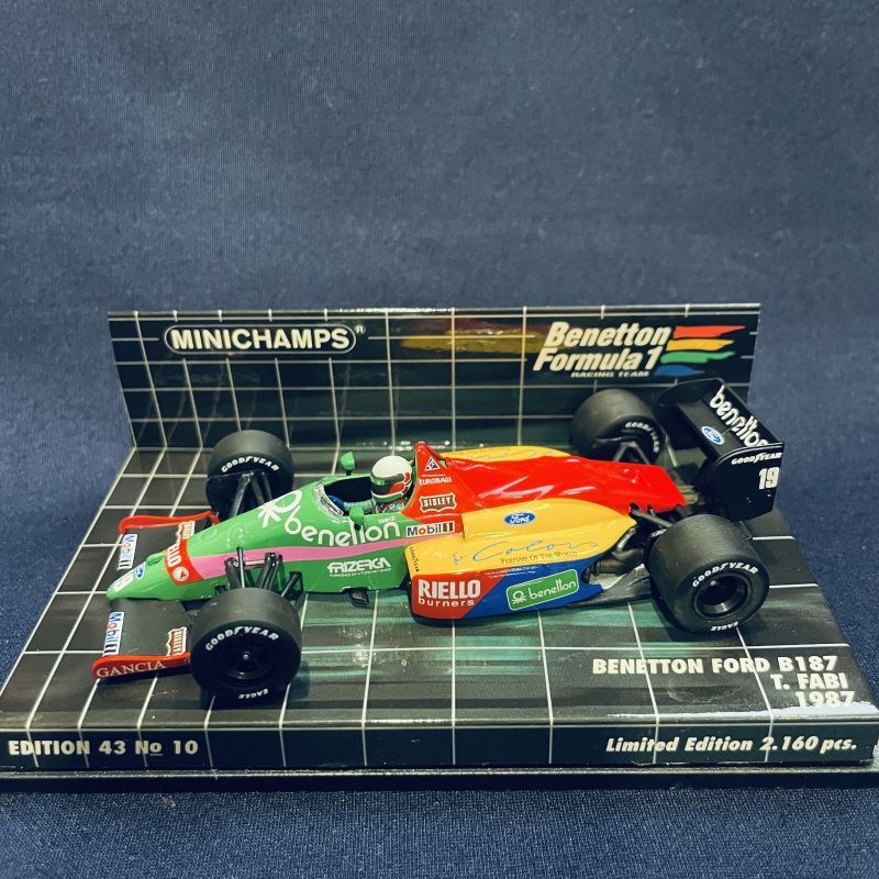 画像1: セカンドハンド品●PMA1/43 BENETTON FORD B187 (F.ファビ）1987 #19