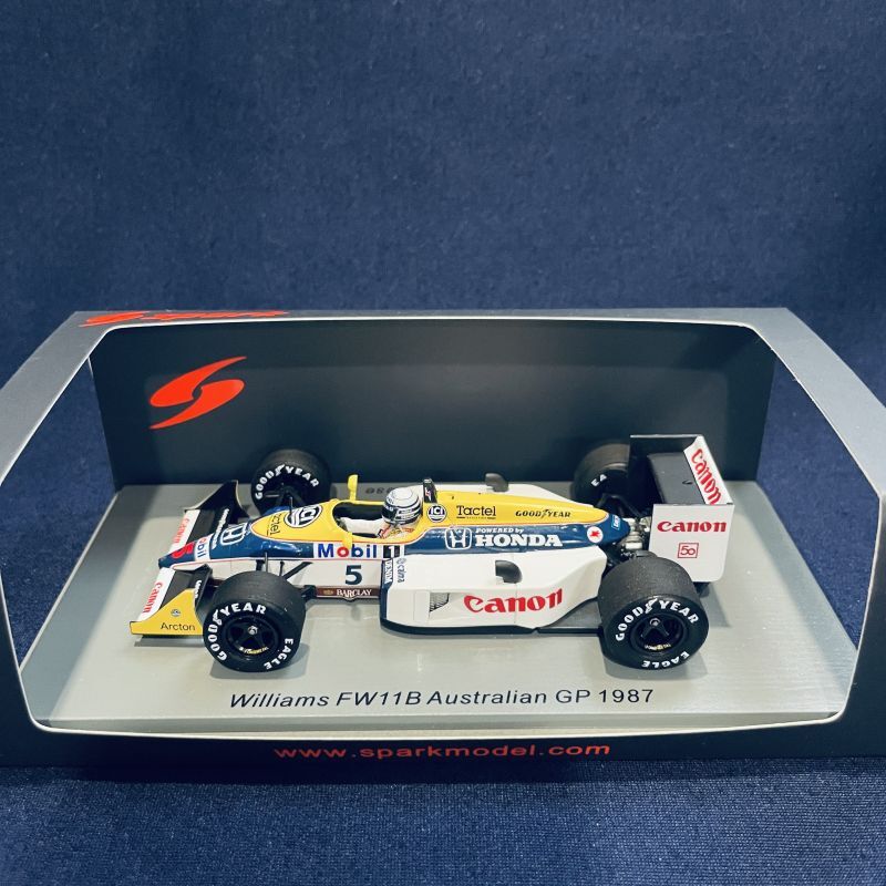 画像1: 新品正規荷品●SPARK1/43 WILLIAMS FW11B AUSTRALIAN GP 1987 (R.パトレーゼ）#5