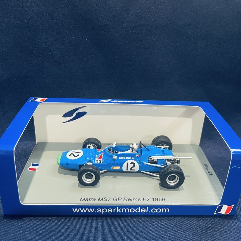 画像1: 新品正規入荷品●SPARK1/43 MATRA MS7 GP REIMS F2 1969 (P.RODRIGUEZ) #12