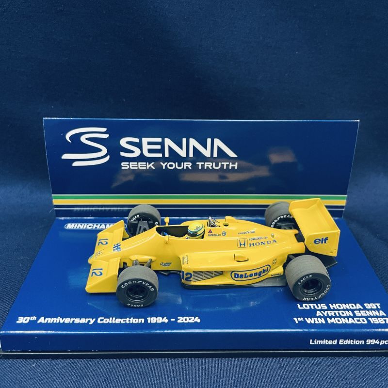 画像1: 新品正規入荷品●PMA1/43 LOTUS HONDA 99T 1st WIN MONACO GP 1987  (A.セナ）#12