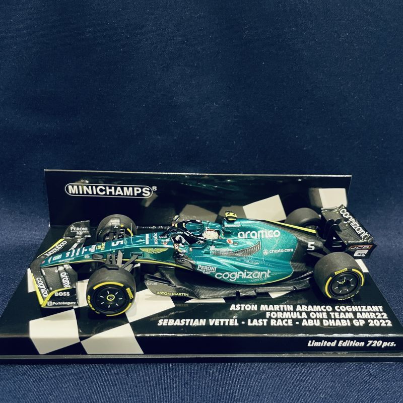 画像1: 新品正規入荷品●PMA1/43 ASTON MARTIN AMR22 LAST RACE ABU DHABI GP 2022 (S.ベッテル) #5