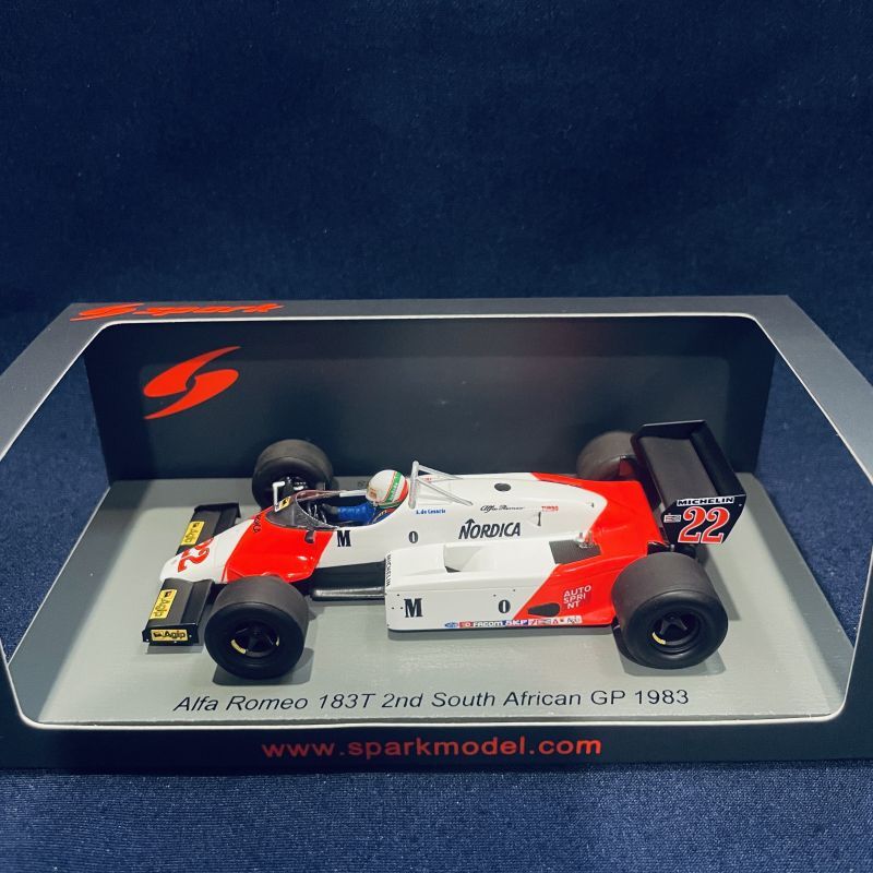 画像1: 新品正規入荷品●SPARK1/43 ALFA ROMEO 183T 2nd SOUTH AFRICAN GP 1983 (A.チェザリス）#22