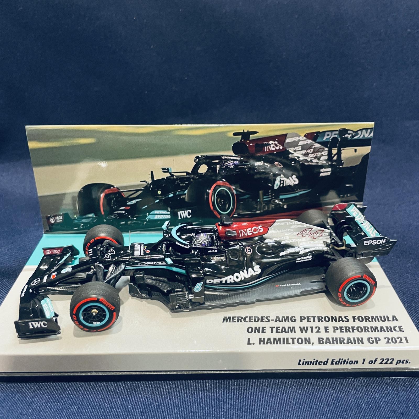 画像1: セカンドハンド品●CK-MODEL別注●PMA1/43 MERCEDES-AMG PETRONAS W12 BAHRAIN GP 2021 (L.ハミルトン）#44