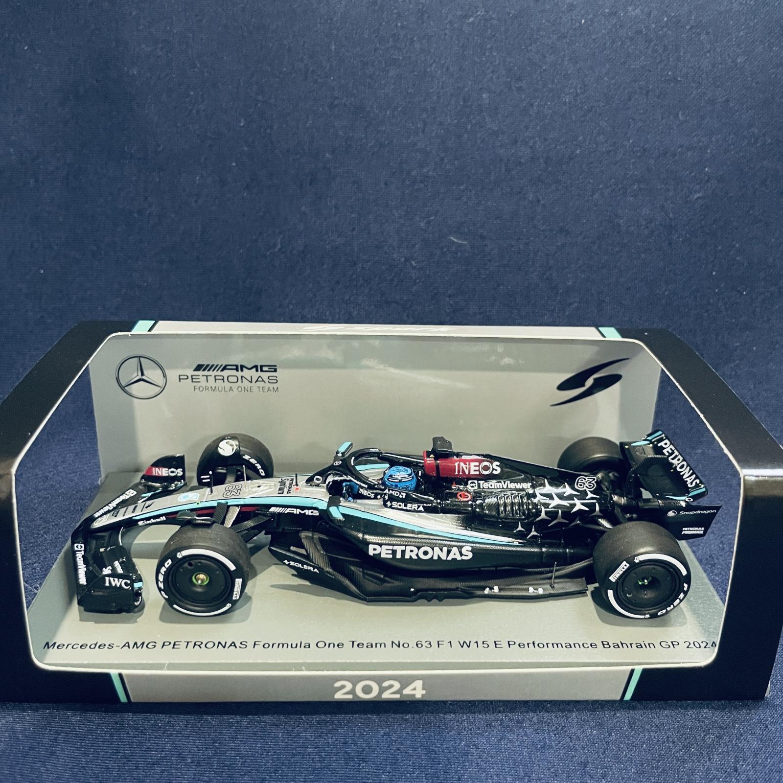 画像1: 新品正規入荷品●SPARK1/43 MERCEDS AMG PETRONAS W15 BAHRAIN GP 2024 (G.ラッセル）#63