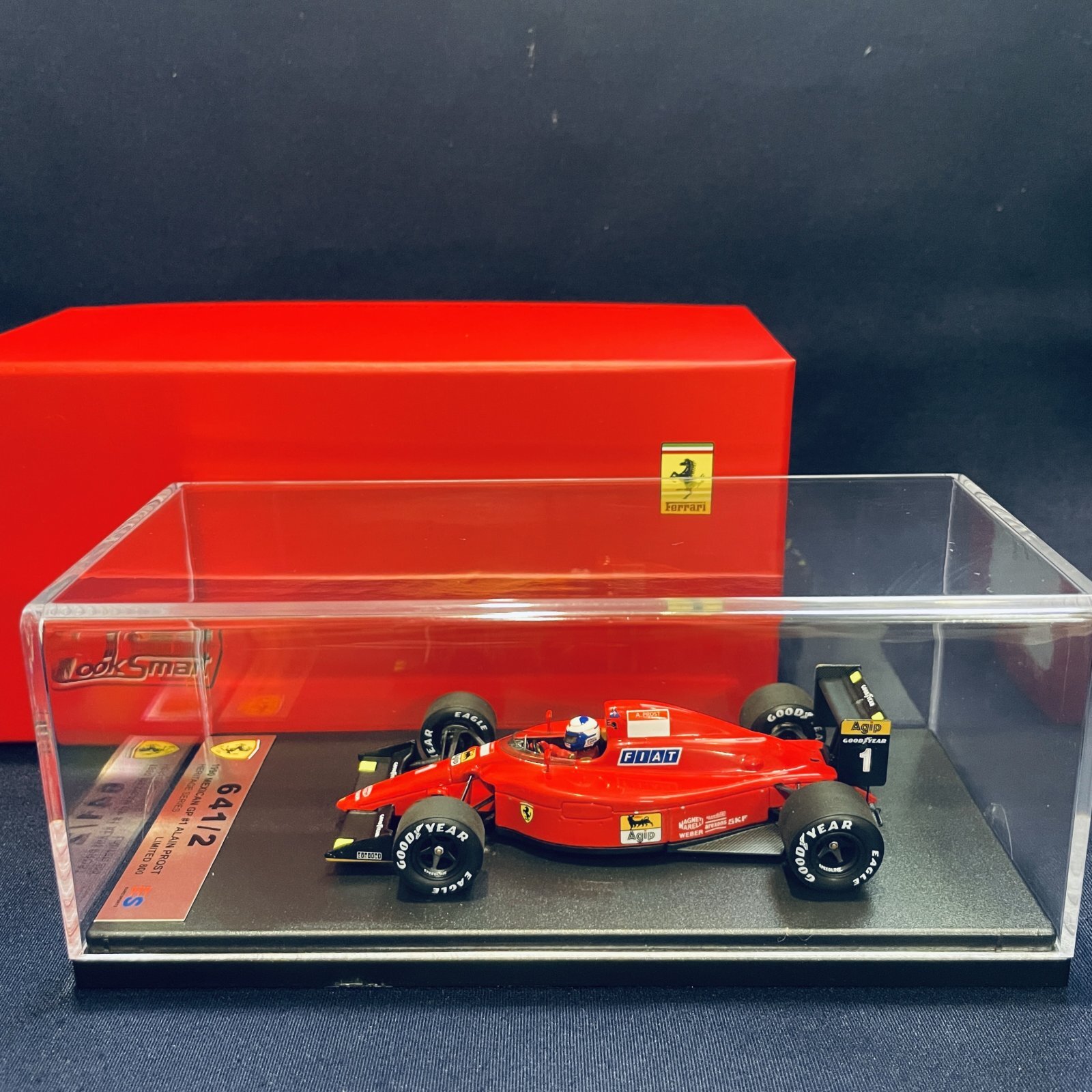 画像1: セカンドハンド品●ユーロスポーツ別注●LOOKSMART 1/43 FERRARI 641/2 MEXICAN GP (A.プロスト）1990 #1