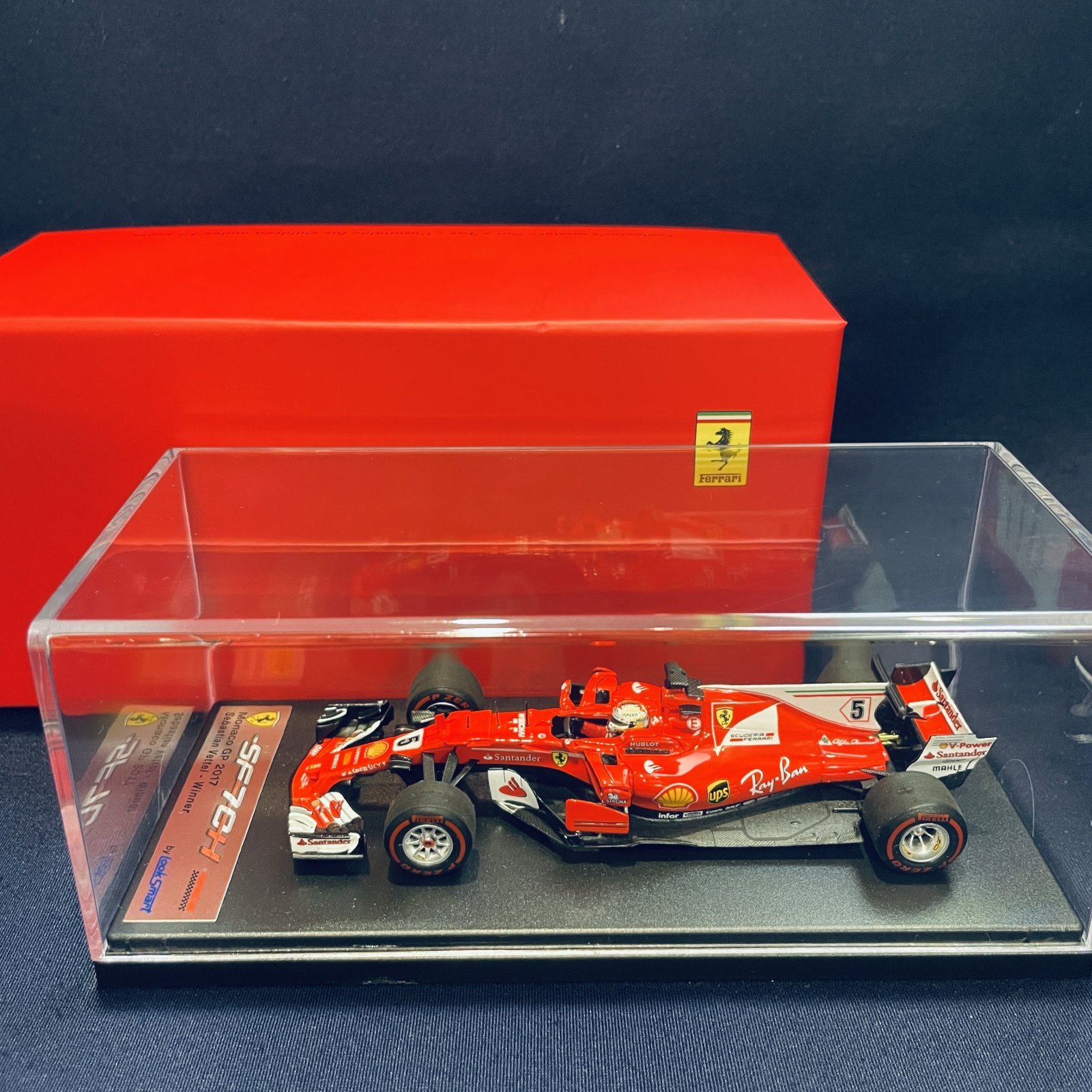 画像1: セカンドハンド品●LOOKSMART 1/43 FERRARI SF70-H WINNER MONACO GP (S.ベッテル）#5