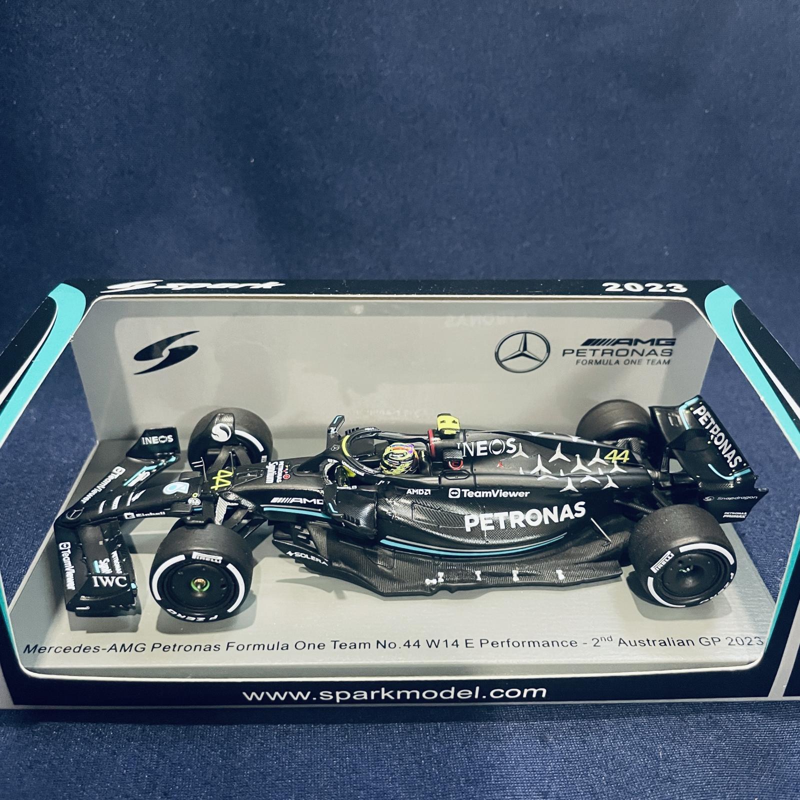 画像1: セカンドハンド品●SPARK1/43 MERCEDES-AMG W14 2nd AUSTRALIAN GP 2023 (L.ハミルトン）#44