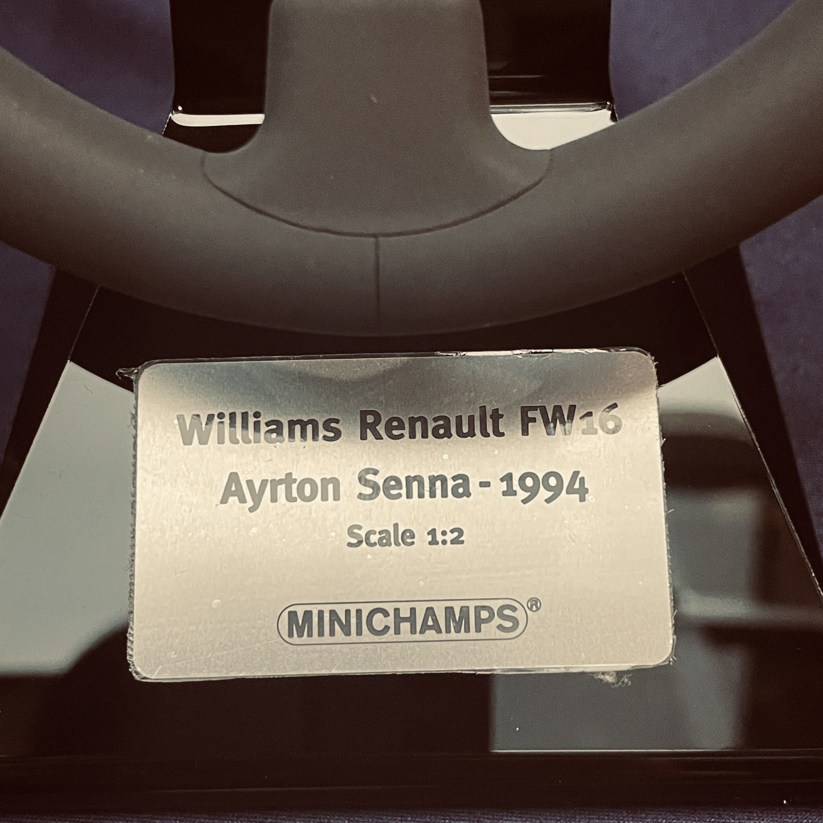 画像: 新品正規入荷品●PMA1/2スケール　WILLIAMS RENAULT FW16 アイルトンセナ ステアリング 1994