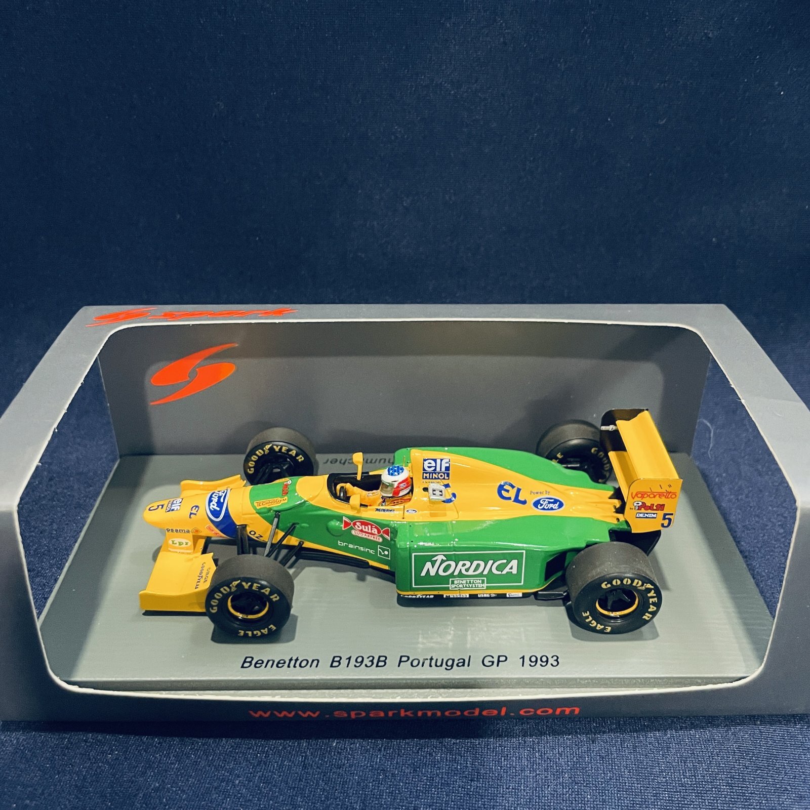 画像1: セカンドハンド品●SPARK1/43 BENETTON B193B PORTUGAL GP 1993 (M.シューマッハ）#5