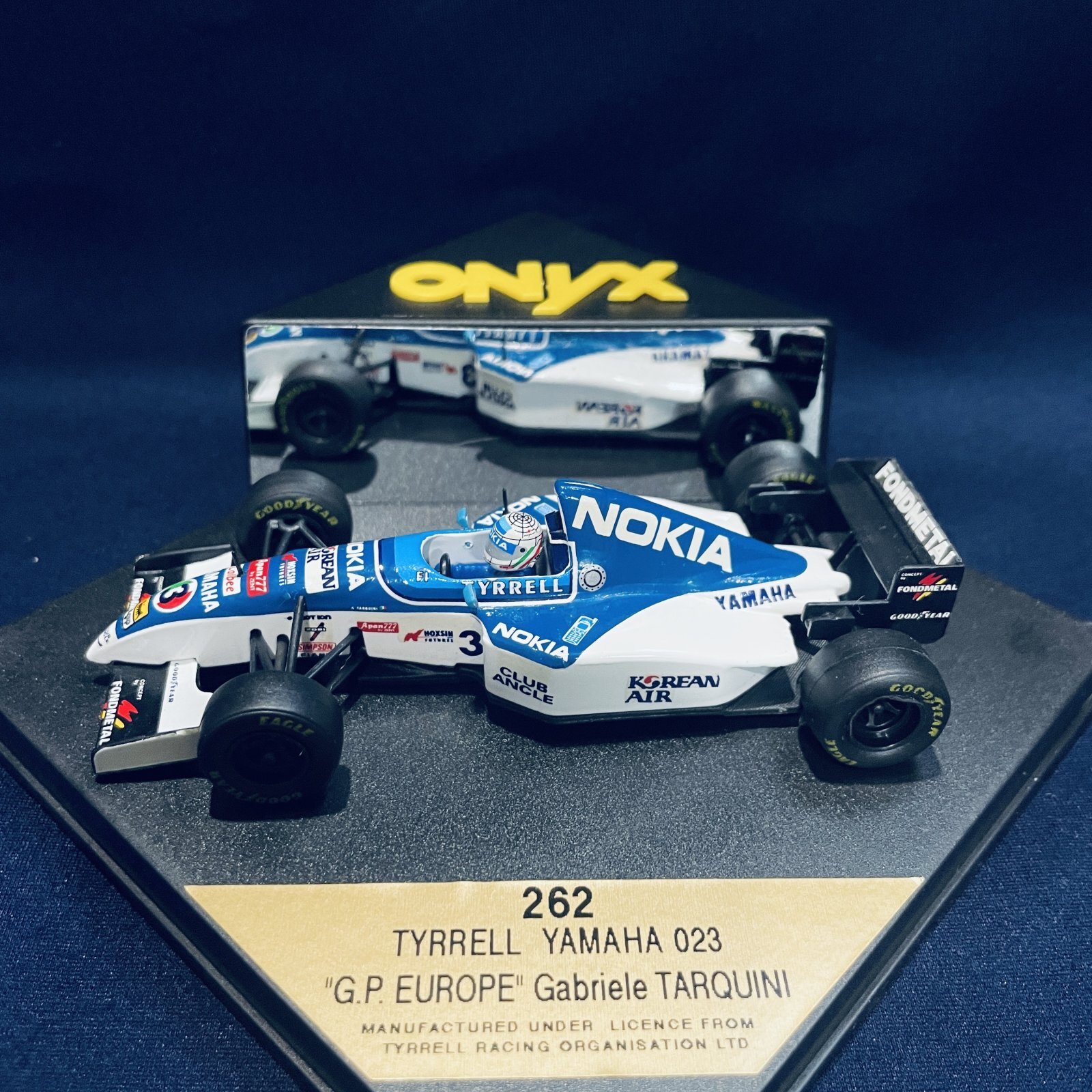 画像1: セカンドハンド品●ONYX 1/43 TYRRELL YAMAHA 023 EUROPE GP (G.タルキーニ）#3