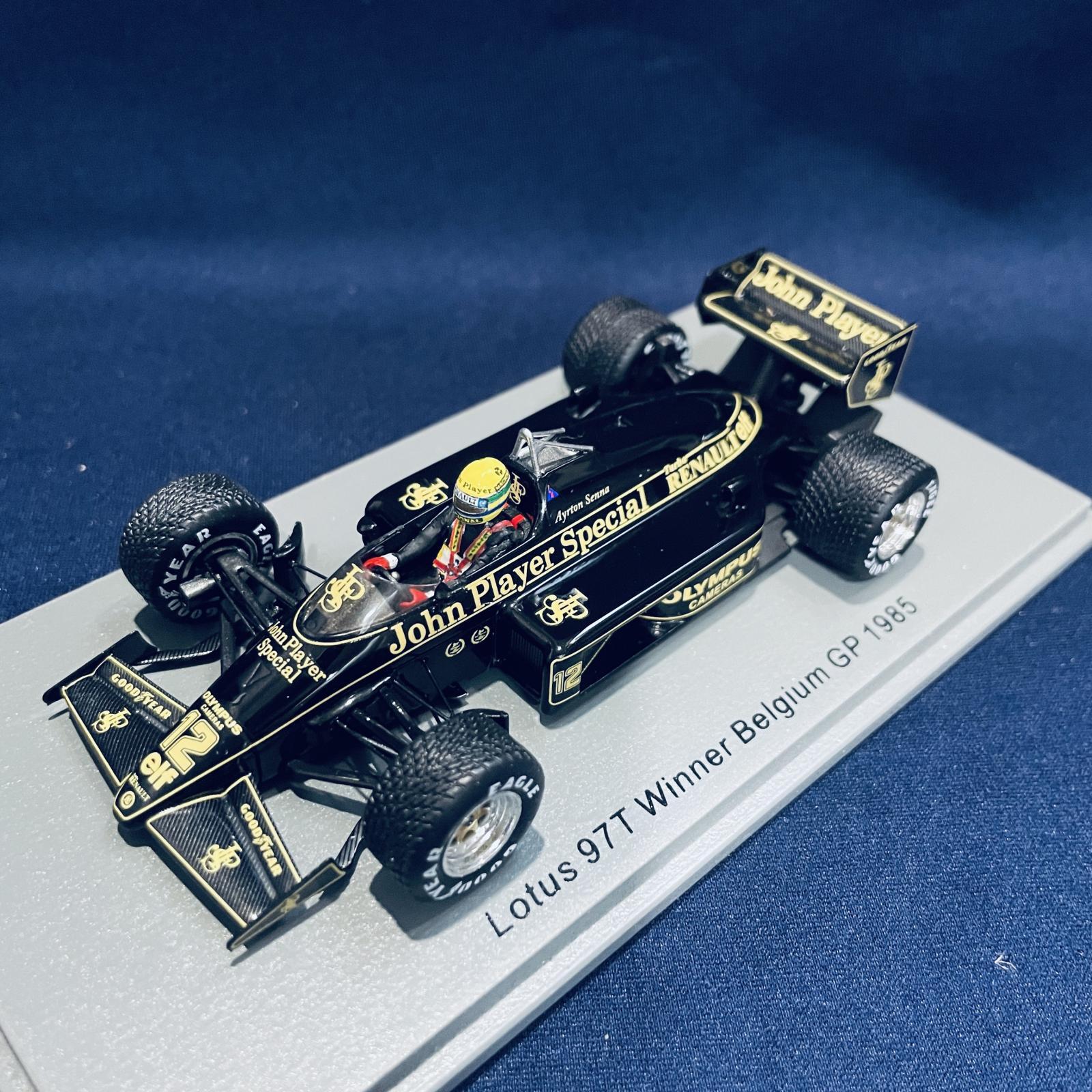 画像: 新品入荷品●シグナスオリジナル：ハイグレードカスタム品●SPARK1/43 LOTUS 97T WINNER BELGIUM GP 1985 (A.セナ）#12 