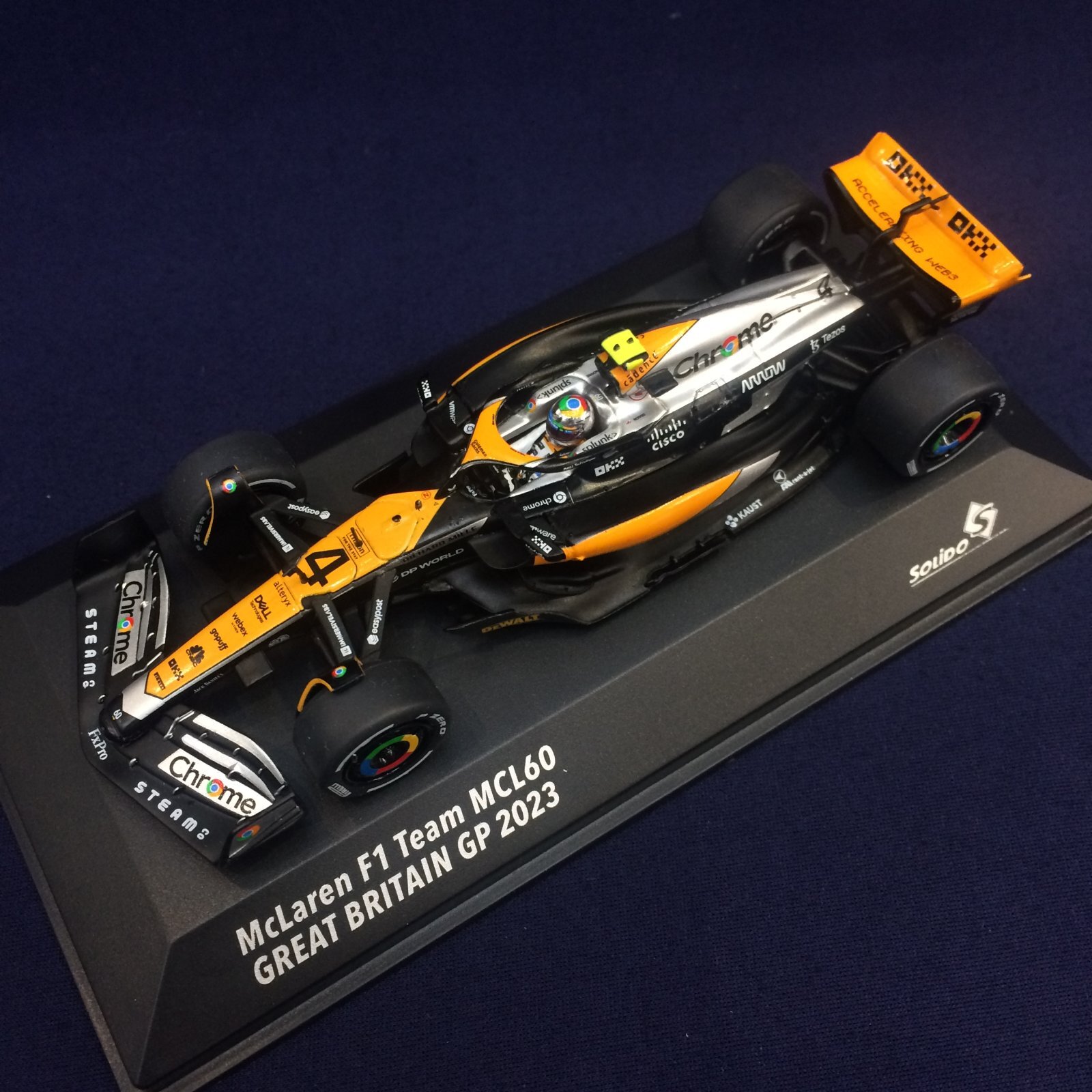 画像: 新品正規入荷品●SOLIDO 1/43 McLAREN MCL60 GREAT BRITAIN GP （L.ノリス）#4