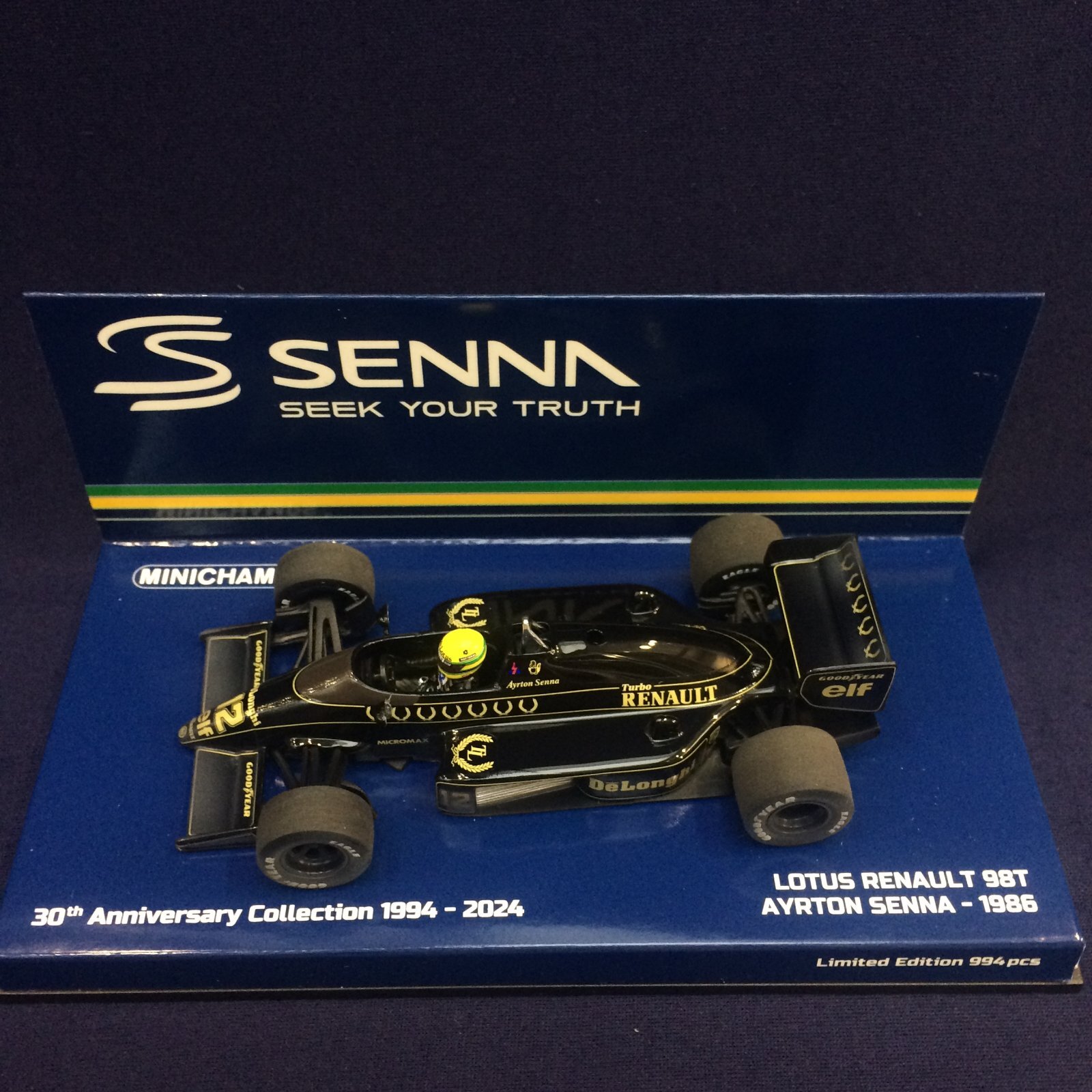 画像1: 新品正規入荷品●PMA1/43 LOTUS RENAULT 98T (A.セナ）1986 #12