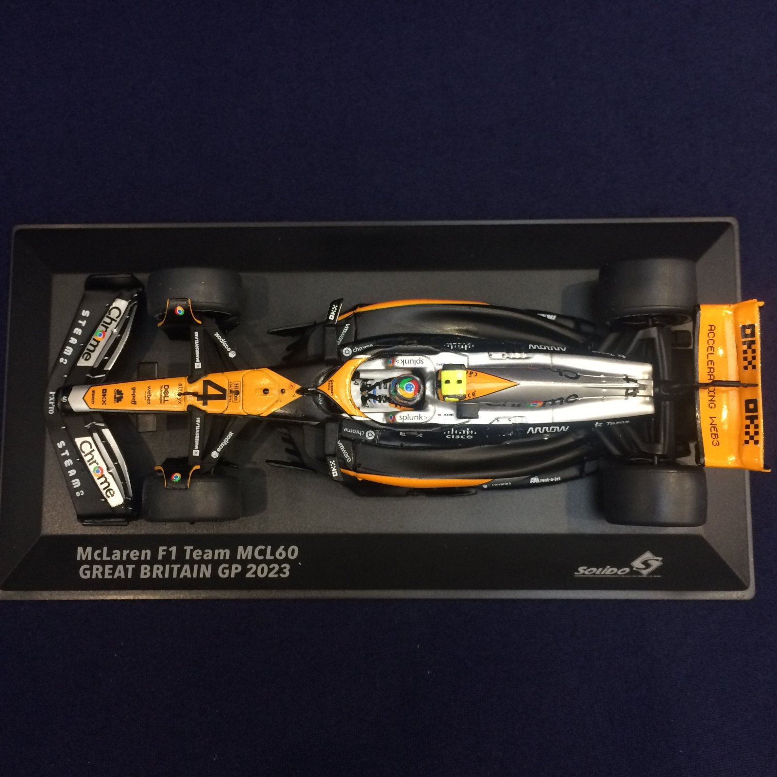 画像: 新品正規入荷品●SOLIDO 1/43 McLAREN MCL60 GREAT BRITAIN GP （L.ノリス）#4