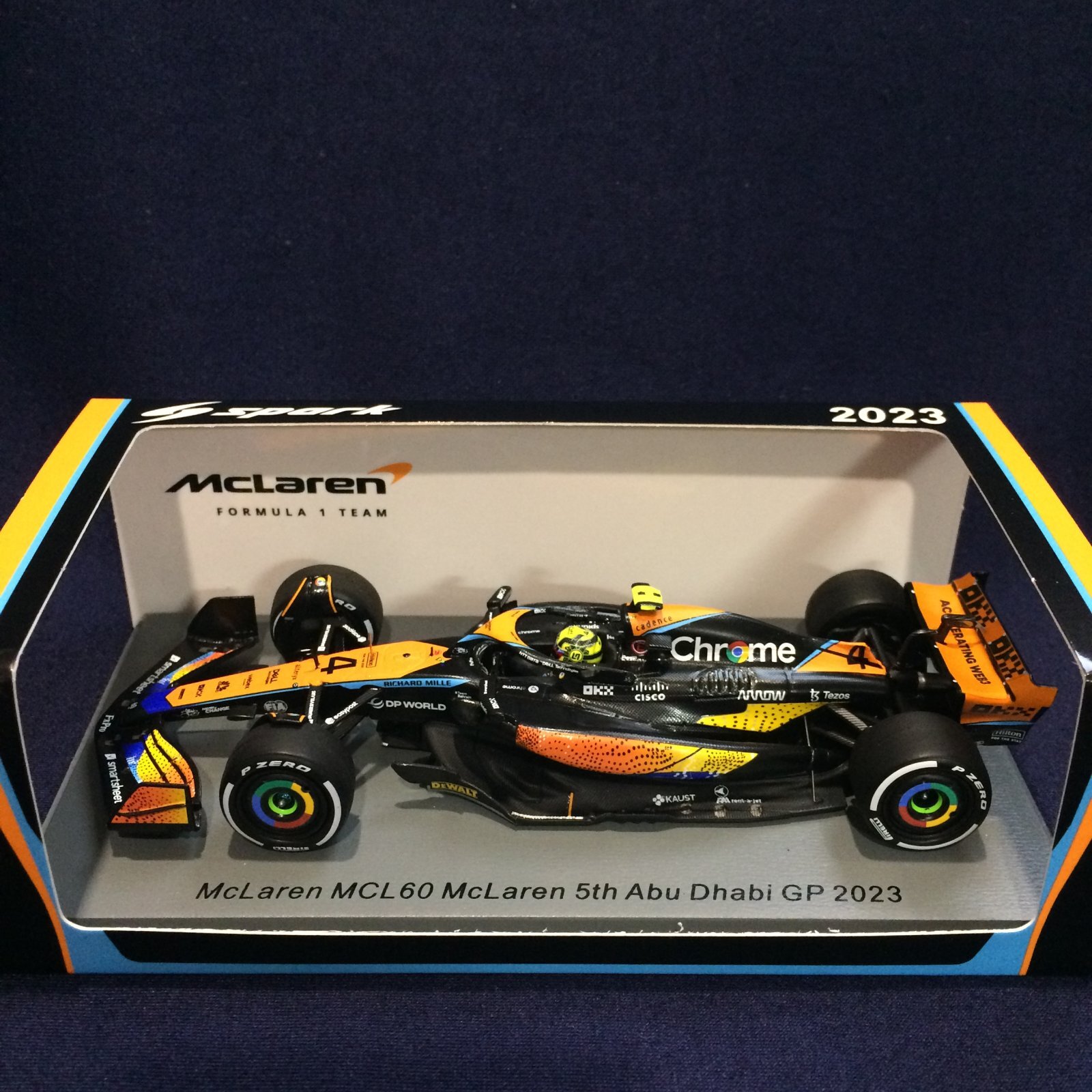 画像1: 新品正規入荷品●SPARK1/43 McLAREN MCL60 5th ABU DHABI GP 2023 (L.ノリス）#4