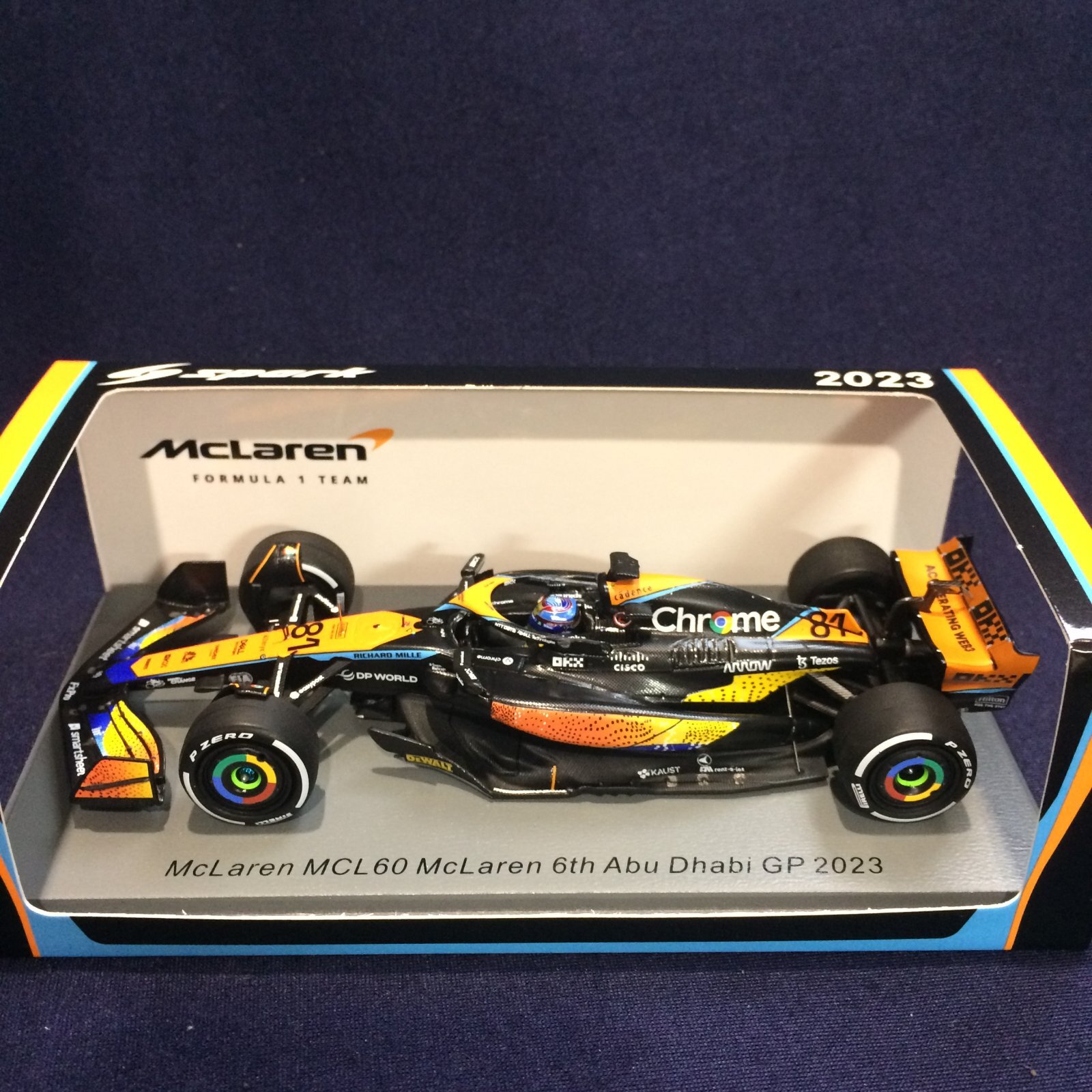 画像1: 新品正規入荷品●SPARK1/43 McLAREN MCL60 6th ABU DHABI GP 2023 (O.ピアストリ）#81