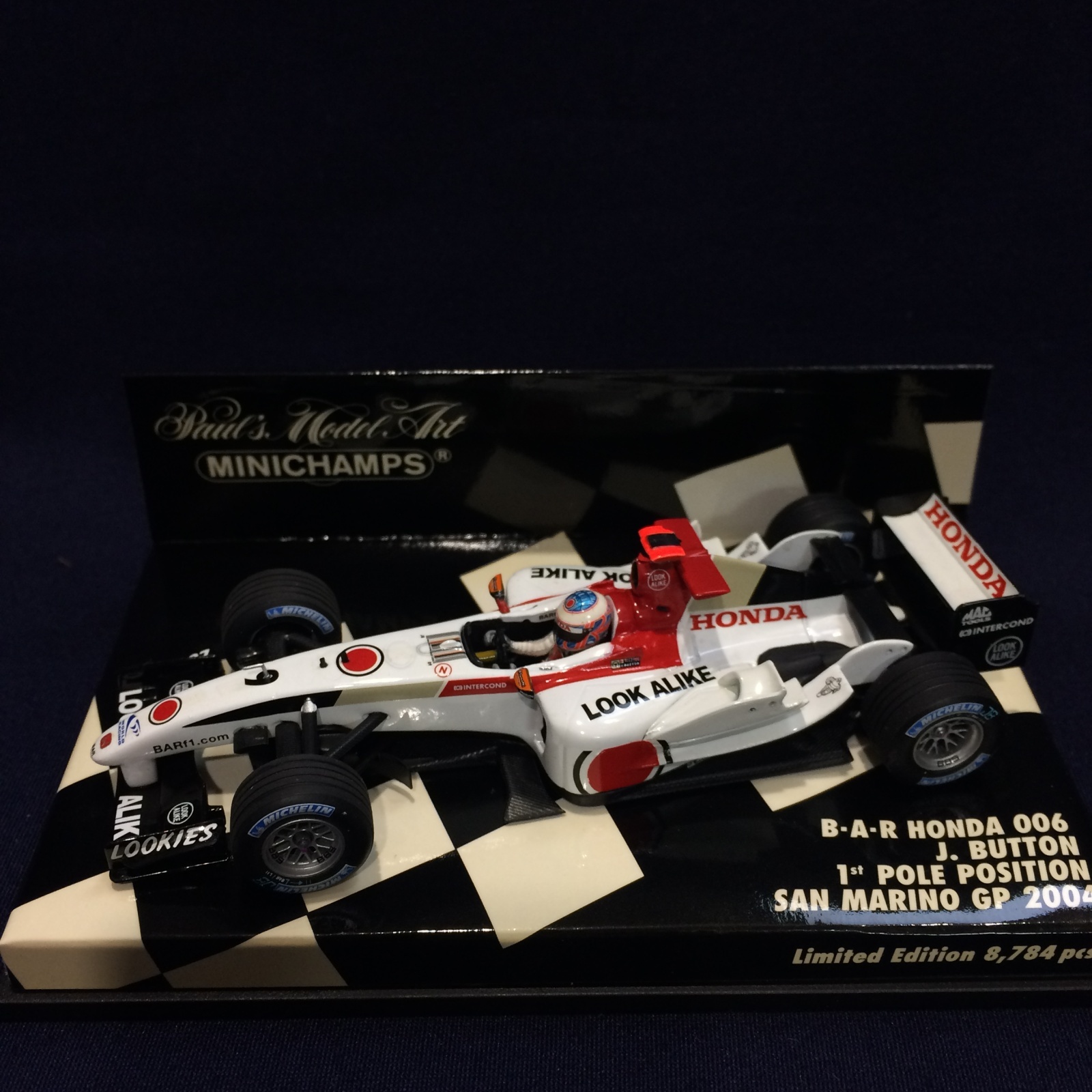 画像1: セカンドハンド品●PMA1/43 BAR HONDA 006 1st POLE SAN MARINO GP 2004 (J.バトン）#9