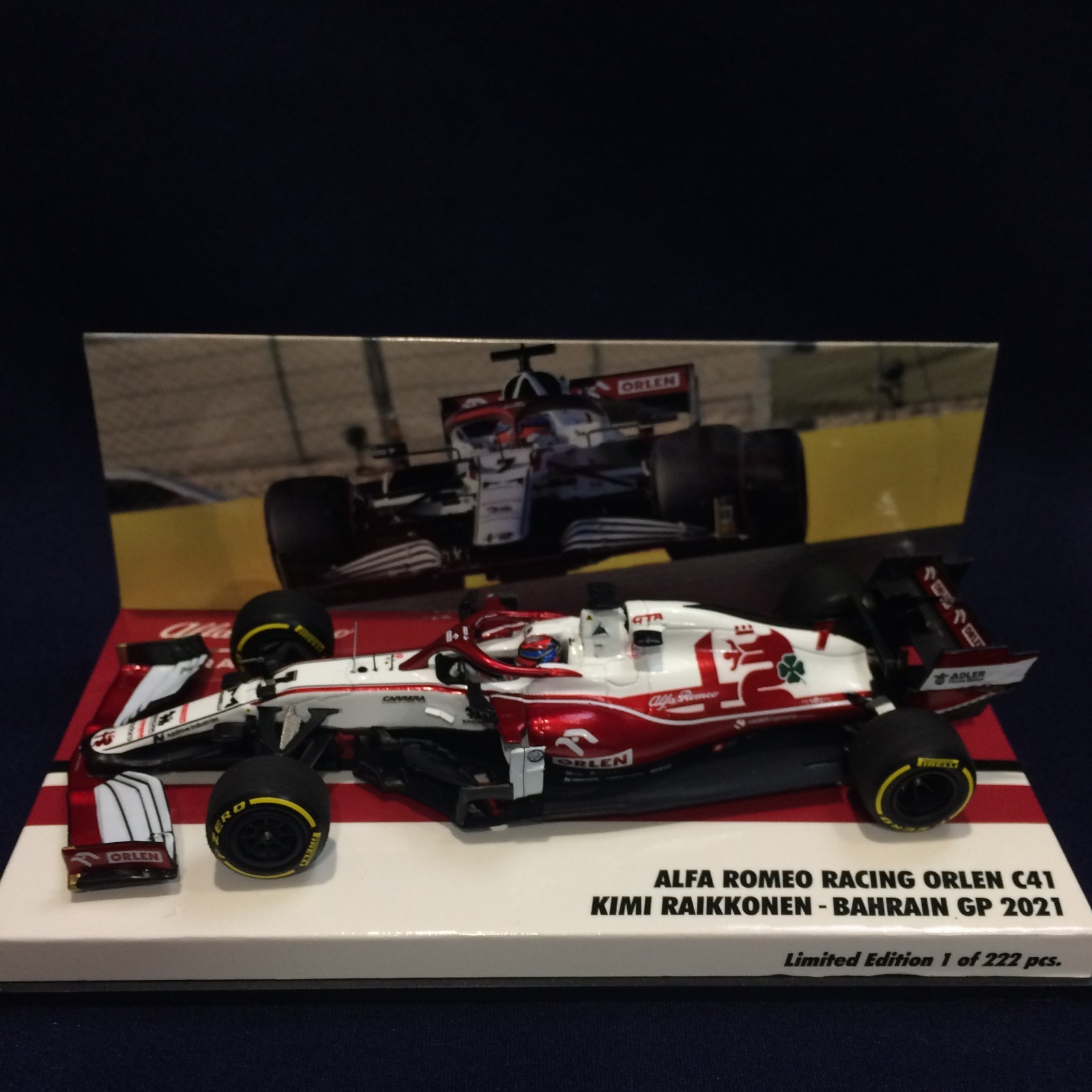 画像1: セカンドハンド品●CK-MODELCARS別注●PMA1/43 ALFA ROMEO C41 BAHRAIN GP 2021 （K.ライコネン）#7