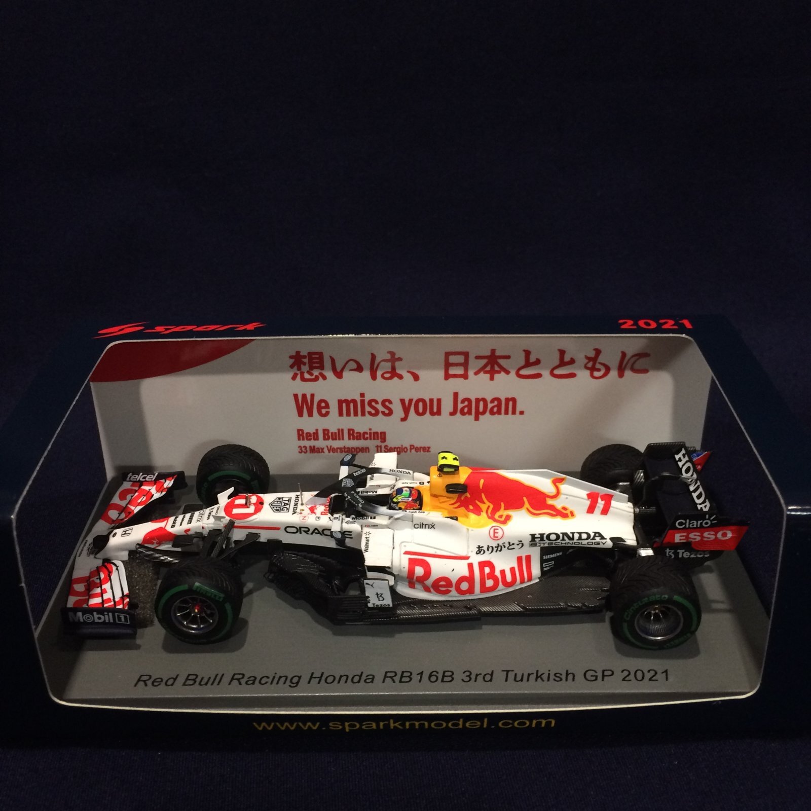 画像1: セカンドハンド品●SPARK 1/43 RED BULL HONDA RB16B 3rd TURKISH GP 2021 (S.ペレス）#11