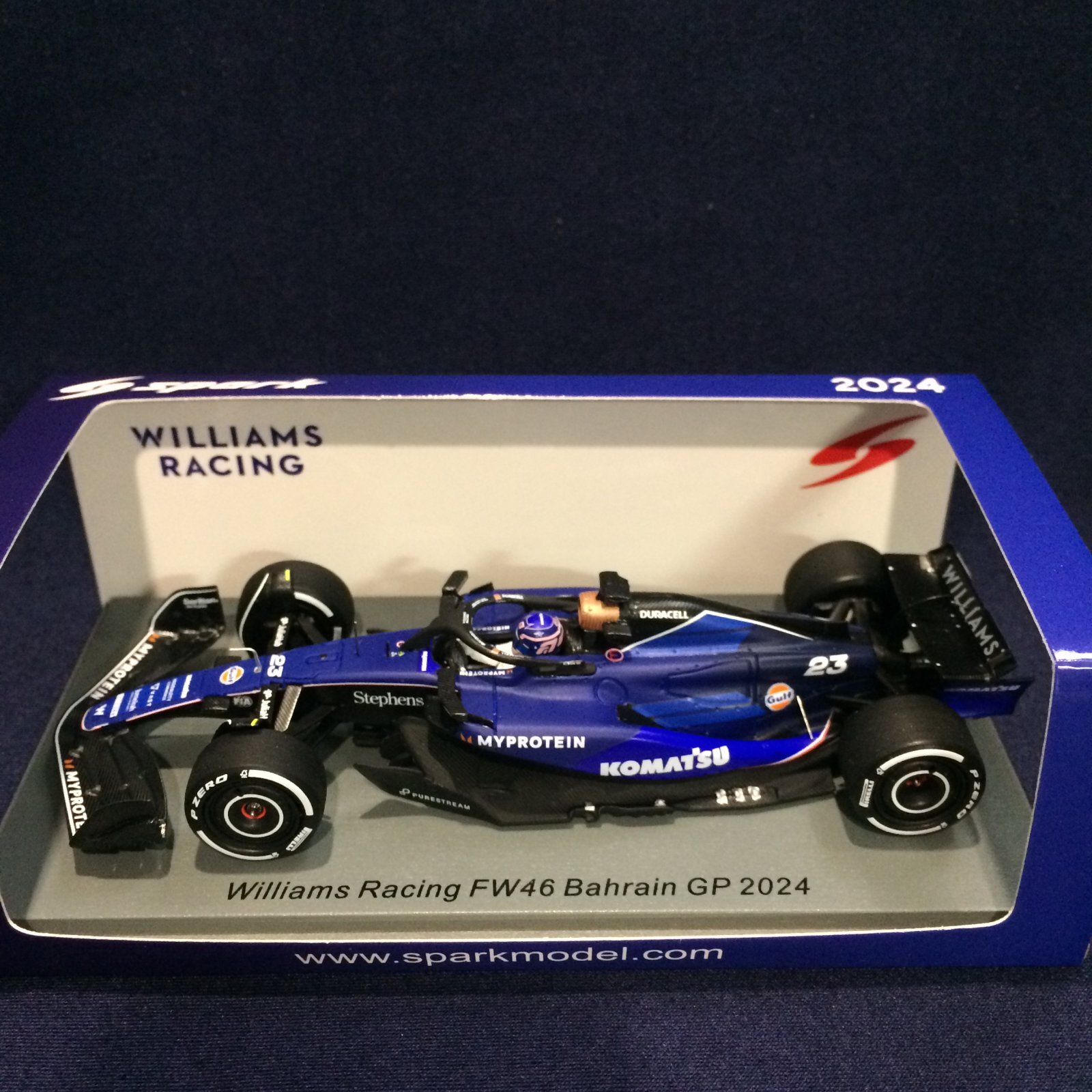 画像1: 新品正規入荷品●SPARK1/43 WILLIAMS FW46 BAHRAIN GP 2024 （A.アルボン）#23