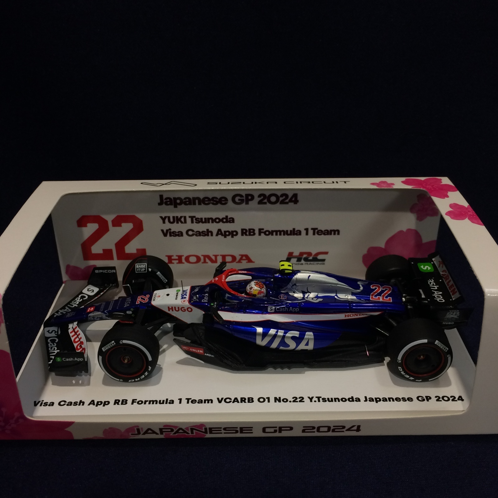 画像1: セカンドハンド品●未開封品●鈴鹿サーキット別注●SPARK 1/43 VISA CASH RB F1 VCARB 01 JAPANESE GP 2024 (角田裕毅）#22