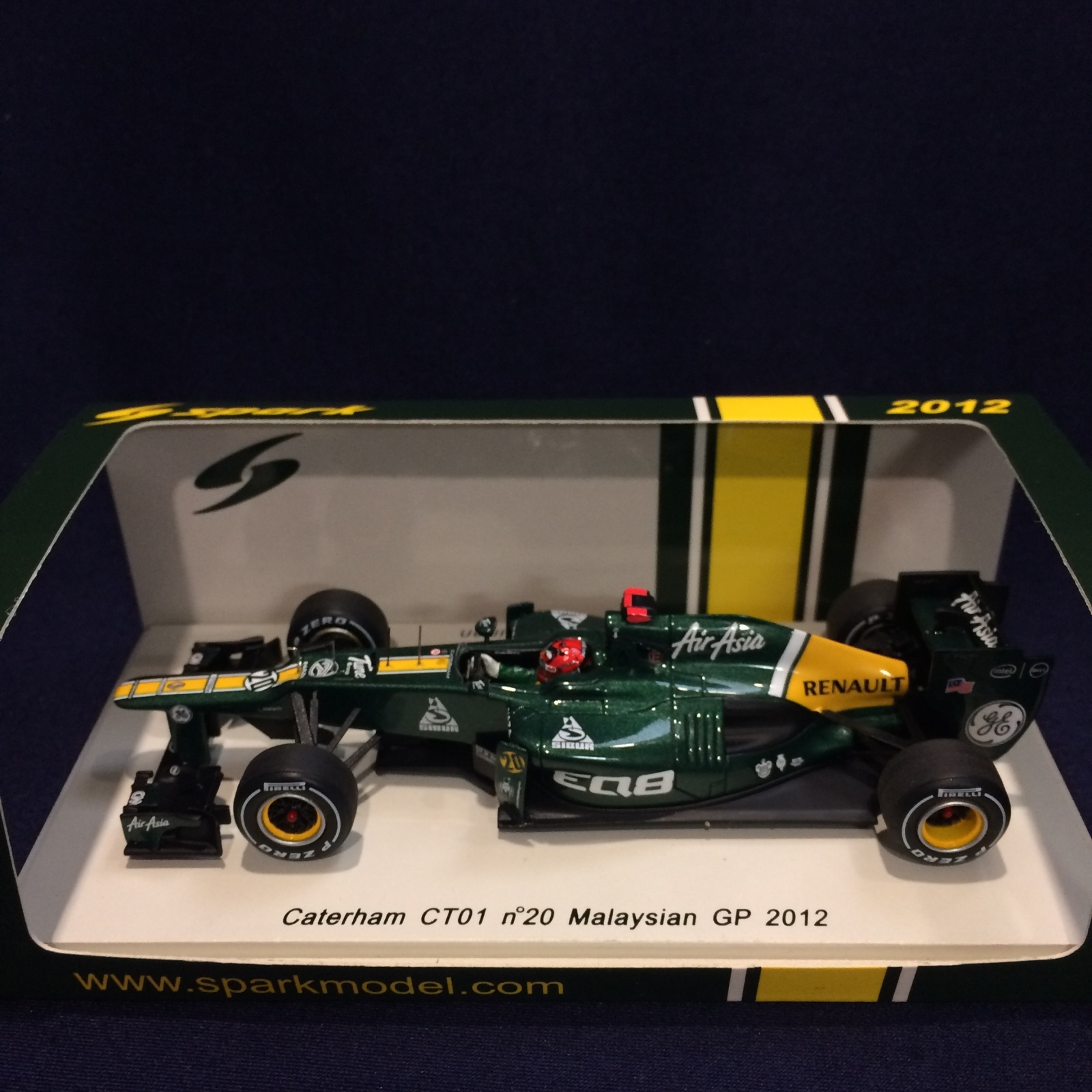 画像1: セカンドハンド品●SPARK 1/43 CATERHAM CT01 MALAYSIAN GP 2012 (H.コバライネン) #20